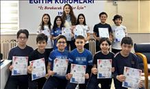 MAVİGÜN KOLEJİNE ALTIN MADALYA